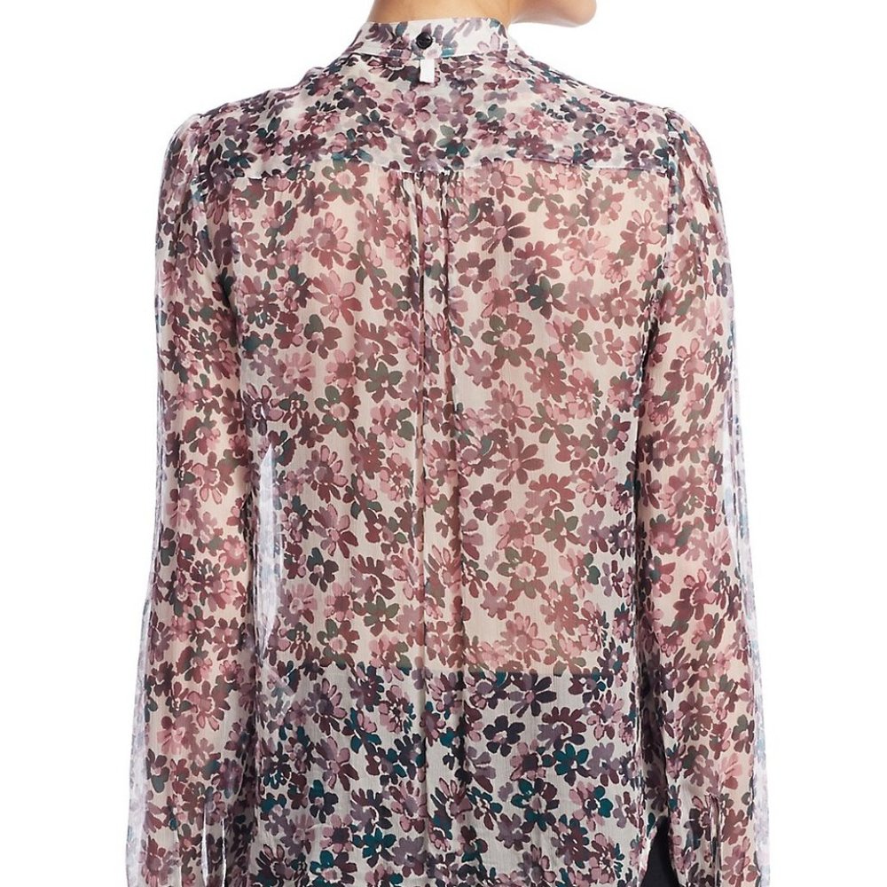 Susan Silk Long-Sleeve Floral Blouse from rag & bone - Picture 4 of 11